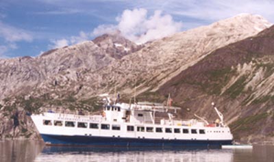 Our Glacier Bay cruise boat