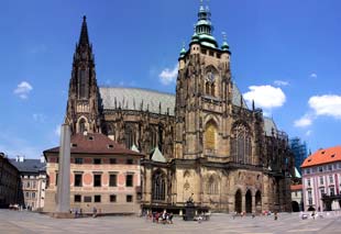 St Vitus cathedral exterior