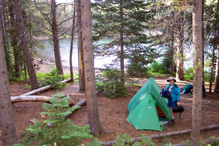 Lake Kathleen campsite