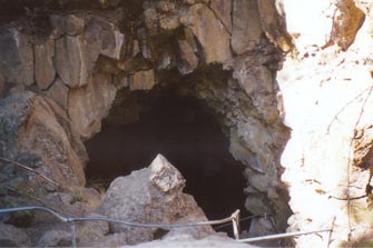 Lava river cave entrance