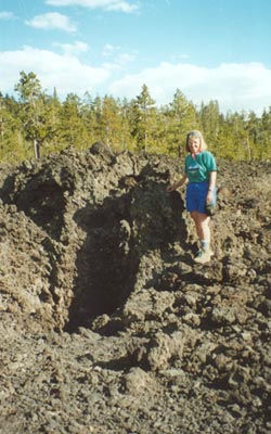 Diane at Lava Cast Forest