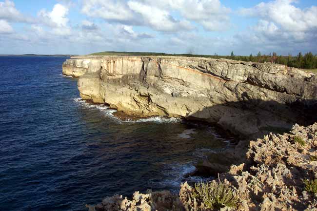 The cliffs at James Cistern