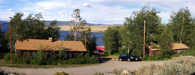 Lakeside Lodge rustic cabins