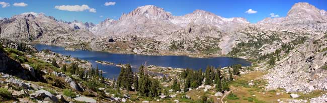 Island Lake and Titcomb Basin