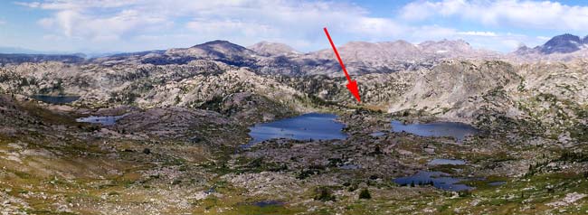 Lester Pass looking west