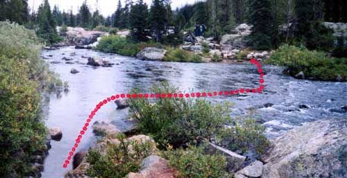 Pole Creek stream crossing