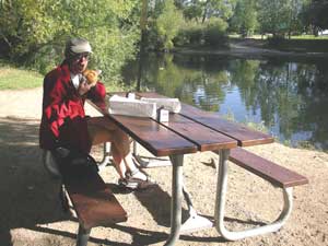 Eating breakfast in Buena Vista