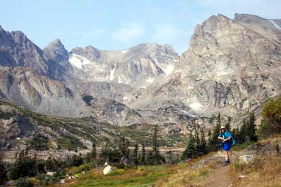 Trail junction at Lake Isabelle