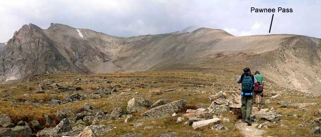 Flat plateau before the pass